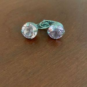 Sabika pink stone earrings